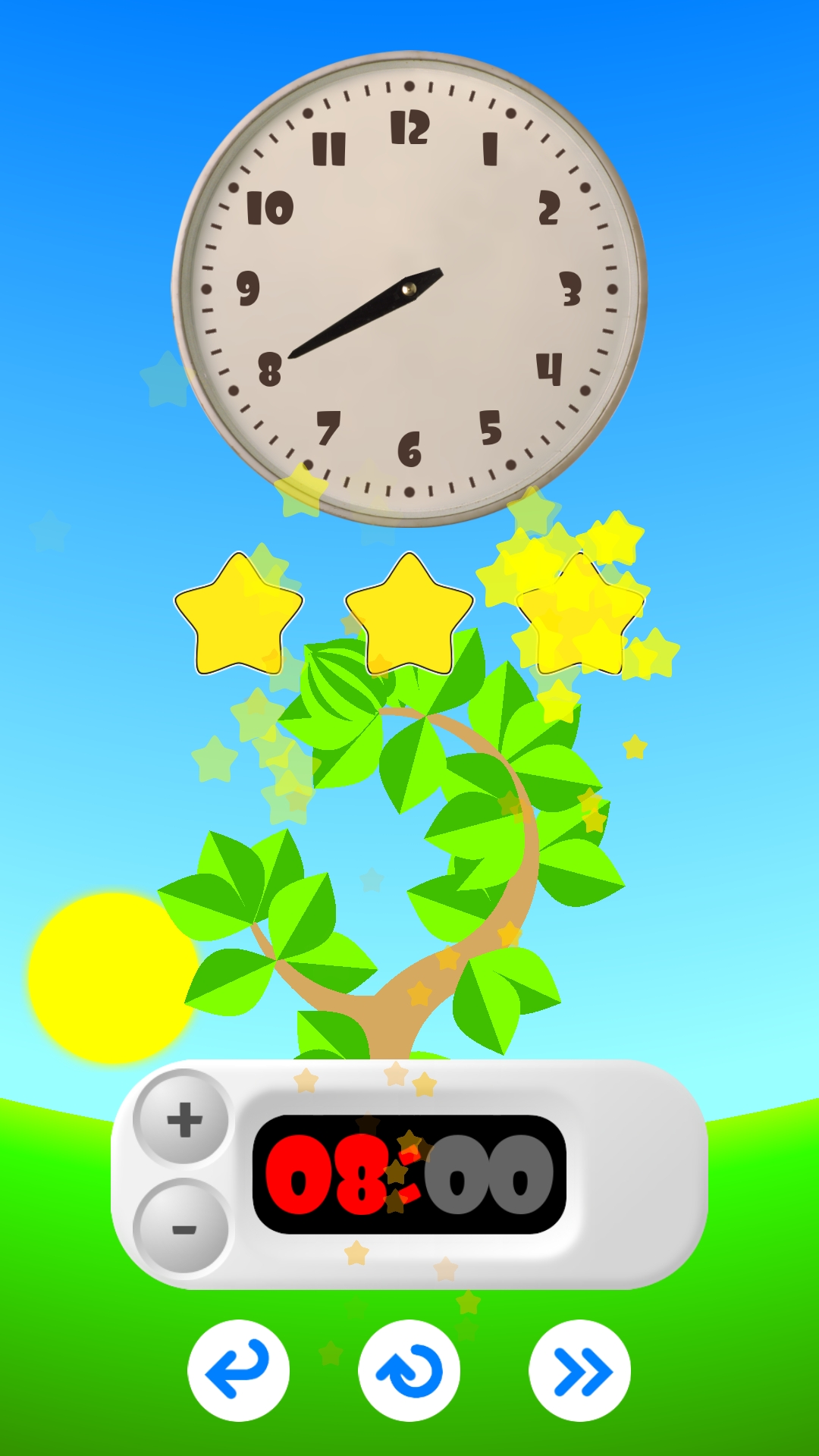 Clock Time gameplay - setting the clock