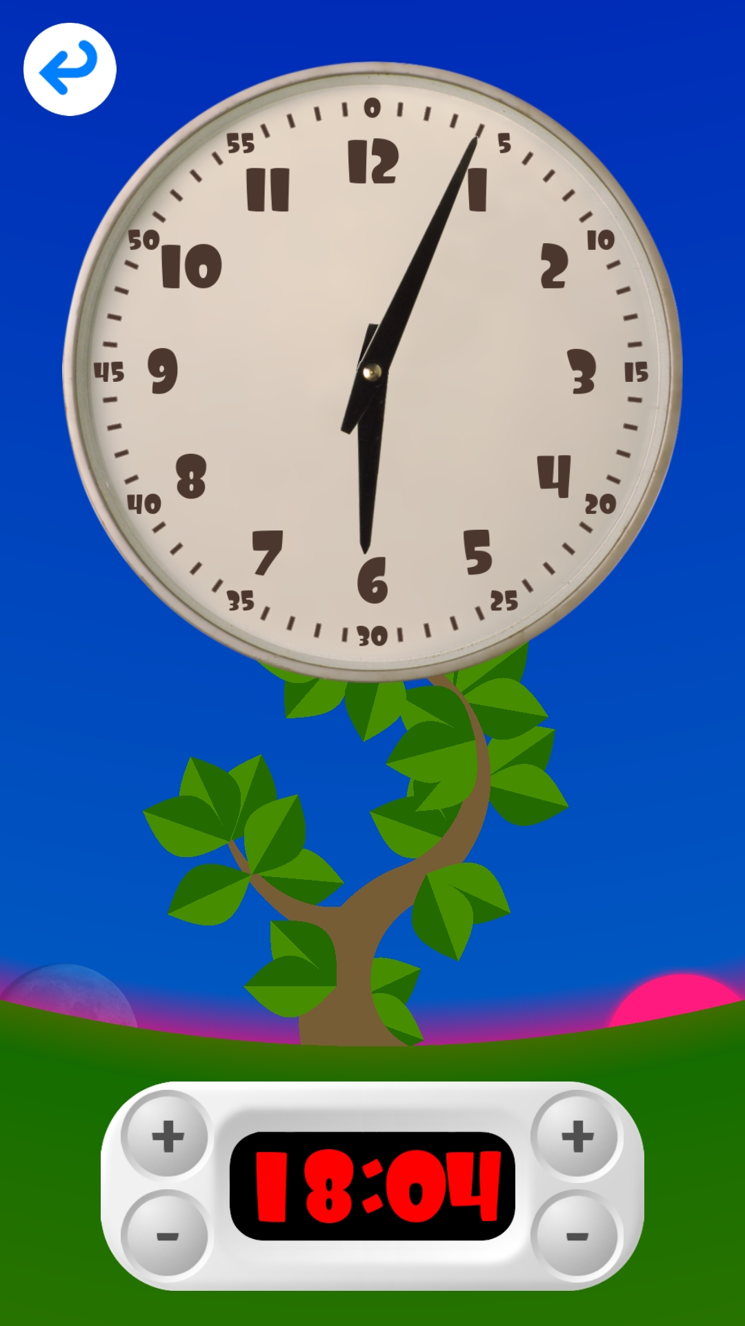 Clock Time gameplay at night