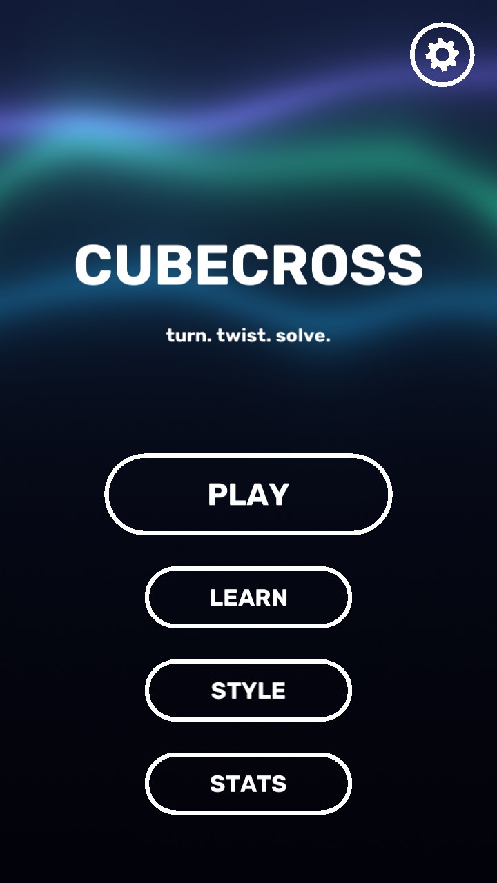 CubeCross main menu
