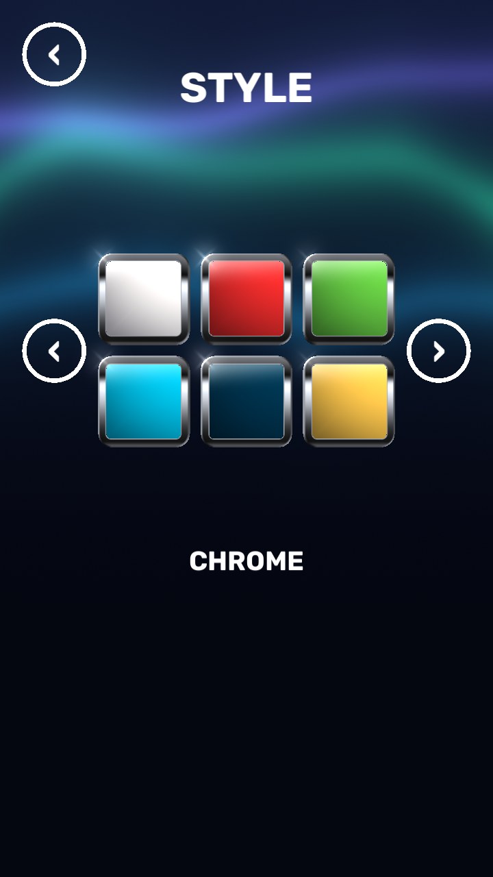CubeCross style - the Chrome cell style